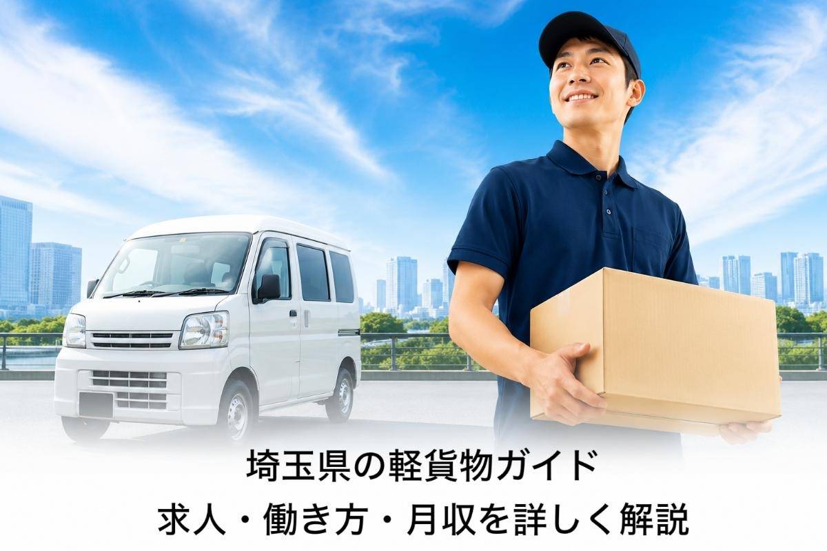 埼玉県の軽貨物ガイド|求人・働き方・月収を詳しく解説